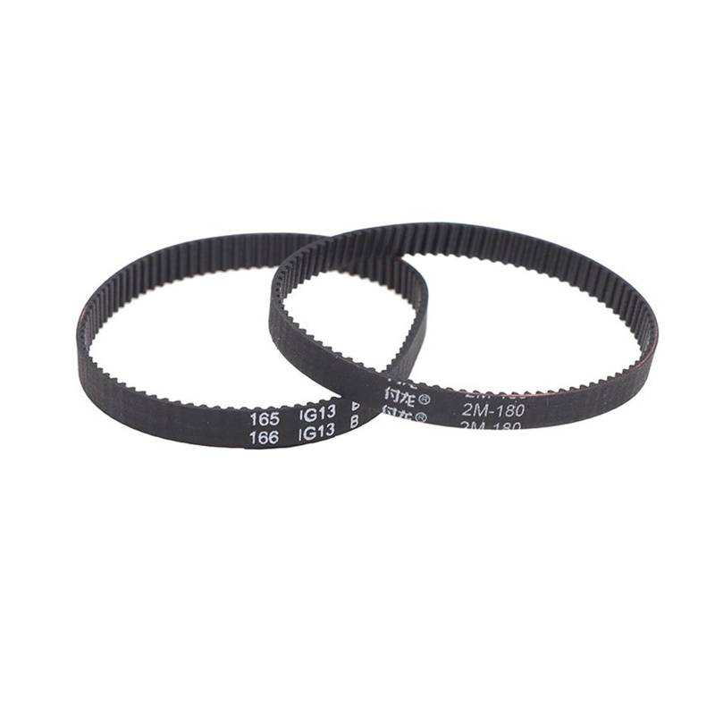 Antriebsriemen 2 Stücke Zahnriemen 2GT/2M Umfang 140 142 150 160 180mm Breite 6mm Synchron Förder Ersatzteil Für Staubsauger Antriebsriemen Zahnriemen(Black2) von YFFSSJ