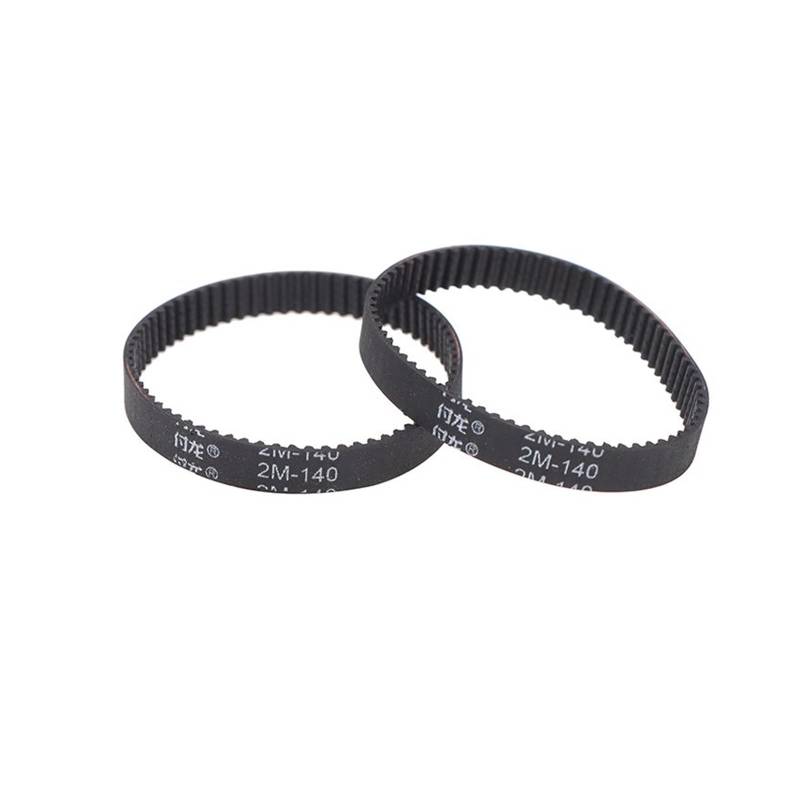 Antriebsriemen 2 Stücke Zahnriemen 2GT/2M Umfang 140 142 150 160 180mm Breite 6mm Synchron Förder Ersatzteil Für Staubsauger Antriebsriemen Zahnriemen(Black4) von YFFSSJ