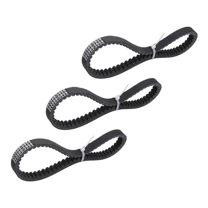 Antriebsriemen für Motorräder 3x Go Kart Antriebsriemen Ersetzen 30 Series Motorradzubehör Motorrad Zahnriemen Für Manco 5959 Zahnriemen von YFFSSJ