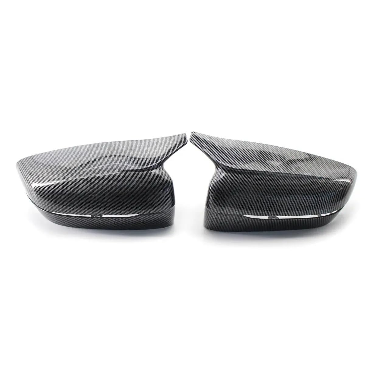 Spiegelabdeckung M-Stil Seitenrückspiegel-Abdeckkappe for Autos, Kompatibel Mit BMW, 3er 4 5 7 8er G20 G21 G30 G38 G22 G23 G11 G12 G15 G16 LHD RHD(LHD-Carbon Look) von YFGSLED