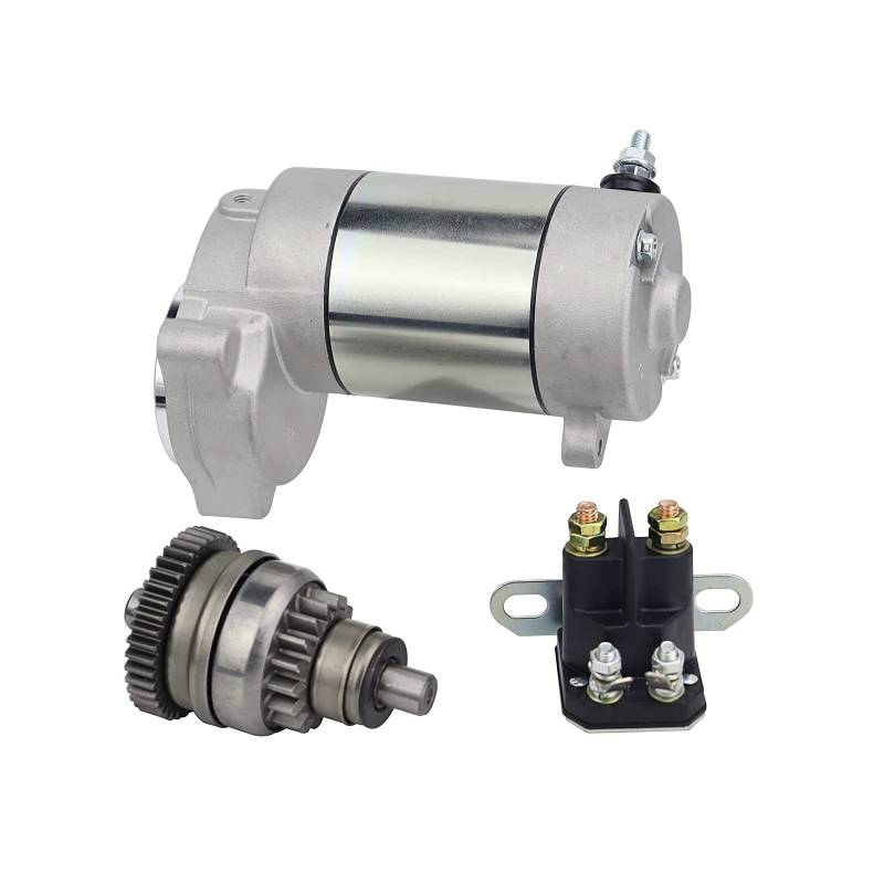 18331 Starter Motor & Bendix & Magnet Relais Motor Set for Polaris ATV Trail Blazer 250 2005-2006 Sportman 400 3085393 SMU0034 von YFOMIRLEX