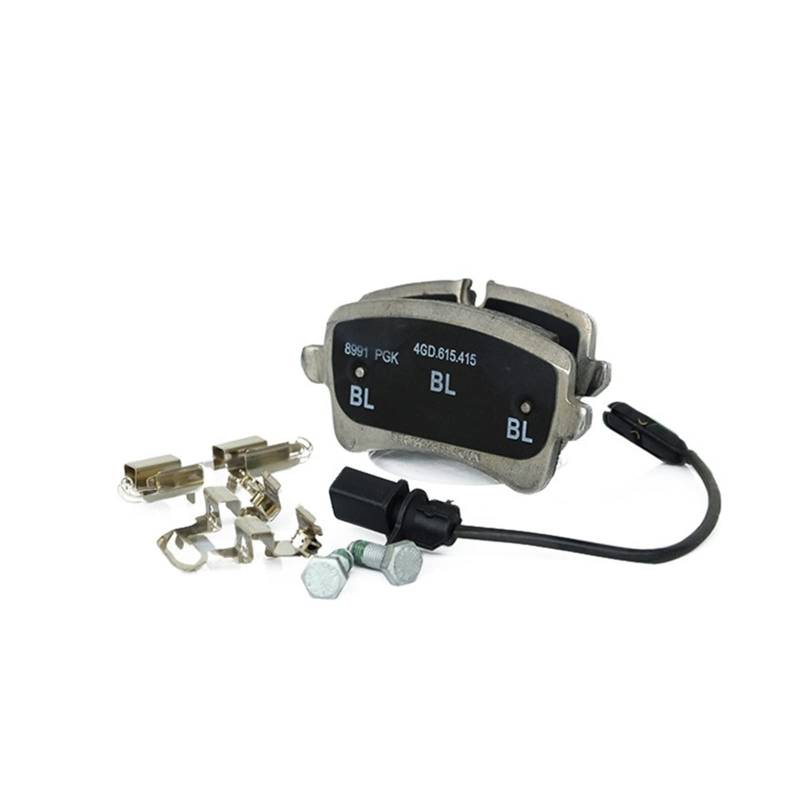 1X Bremsbeläge 1Set/4Pcs Auto Hinten Bremsbeläge 4G0698451 Kompatibel Mit A6L Kompatibel Mit VW PHID Phideon 4G0698451D 320 * 30mm von YFOMIRLEX