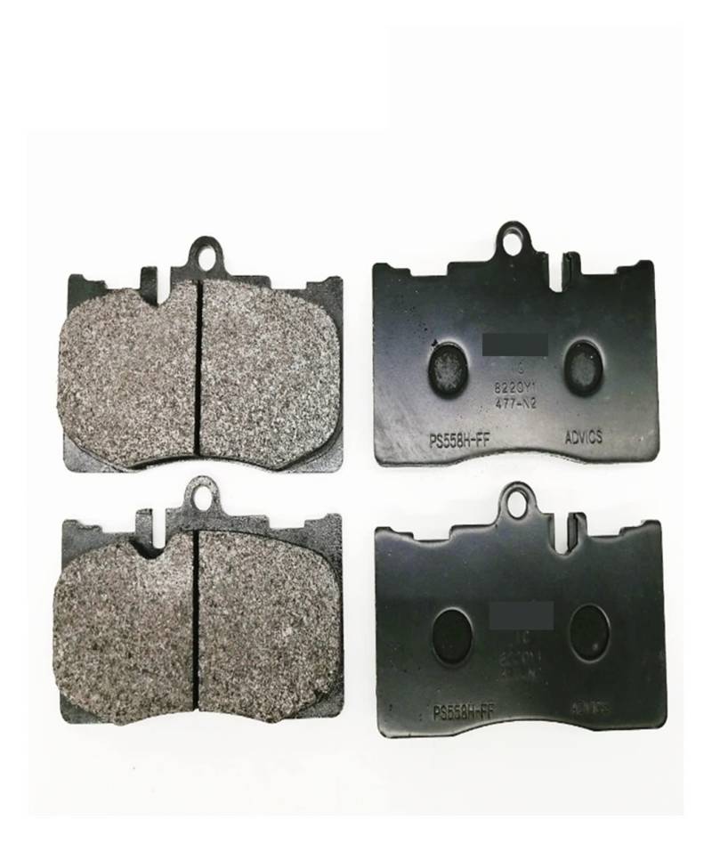 Auto-Bremsbeläge 04465-0w060 04465-50190 06645-50240 Kompatibel mit LEXUS Toyota LS430 CELSIOR UCF30 3UZ-FE von YFOMIRLEX