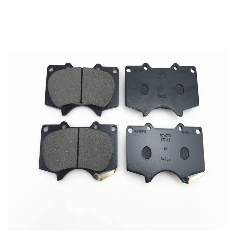 Auto-Bremsbeläge 04465-YZZQ7 04465-35290 Kompatibel mit TOYOTA MITSUBISHI Kompatibel mit LEXUS GX460 GX470 LAND CRUISER PRADO 2002-2017 von YFOMIRLEX