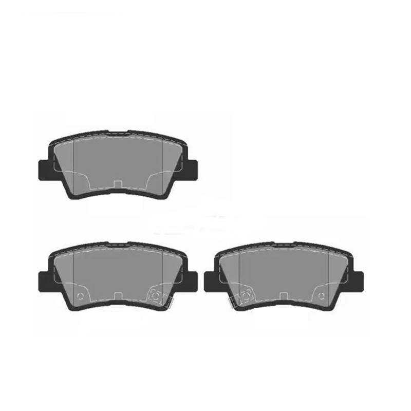 Auto Bremse System Pads Kompatibel Mit Hyundai ELANTRA 1,6 Hinten 58302F2A30 Auto Bremsbelag Vorne 58101F2A00 for Kia 1,6 CEE'D(Rear 58302F2A30) von YFOMIRLEX