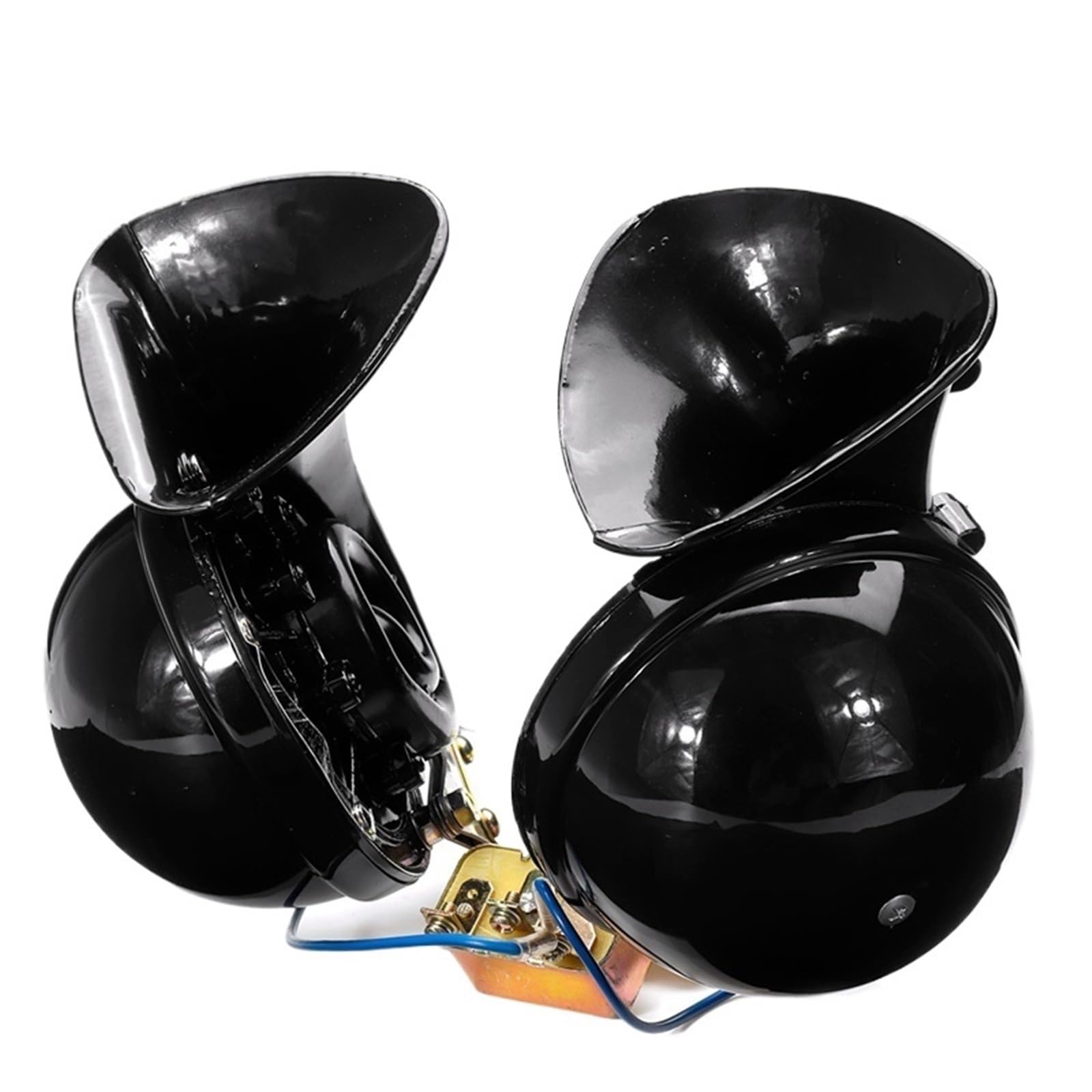 1 Paar DC 12V 350DB wasserdichte Schneckenlufthupe, extrem lauter Ton, for LKW, for Pickup, for Motorrad, for Boot, for Auto 1 Paar DC 12V 350DB wasserdichte Schneckenlufthupe, extrem lauter Ton, for LKW, for Pickup, for Motorrad, for Boot, for Auto von YFQAZXSW