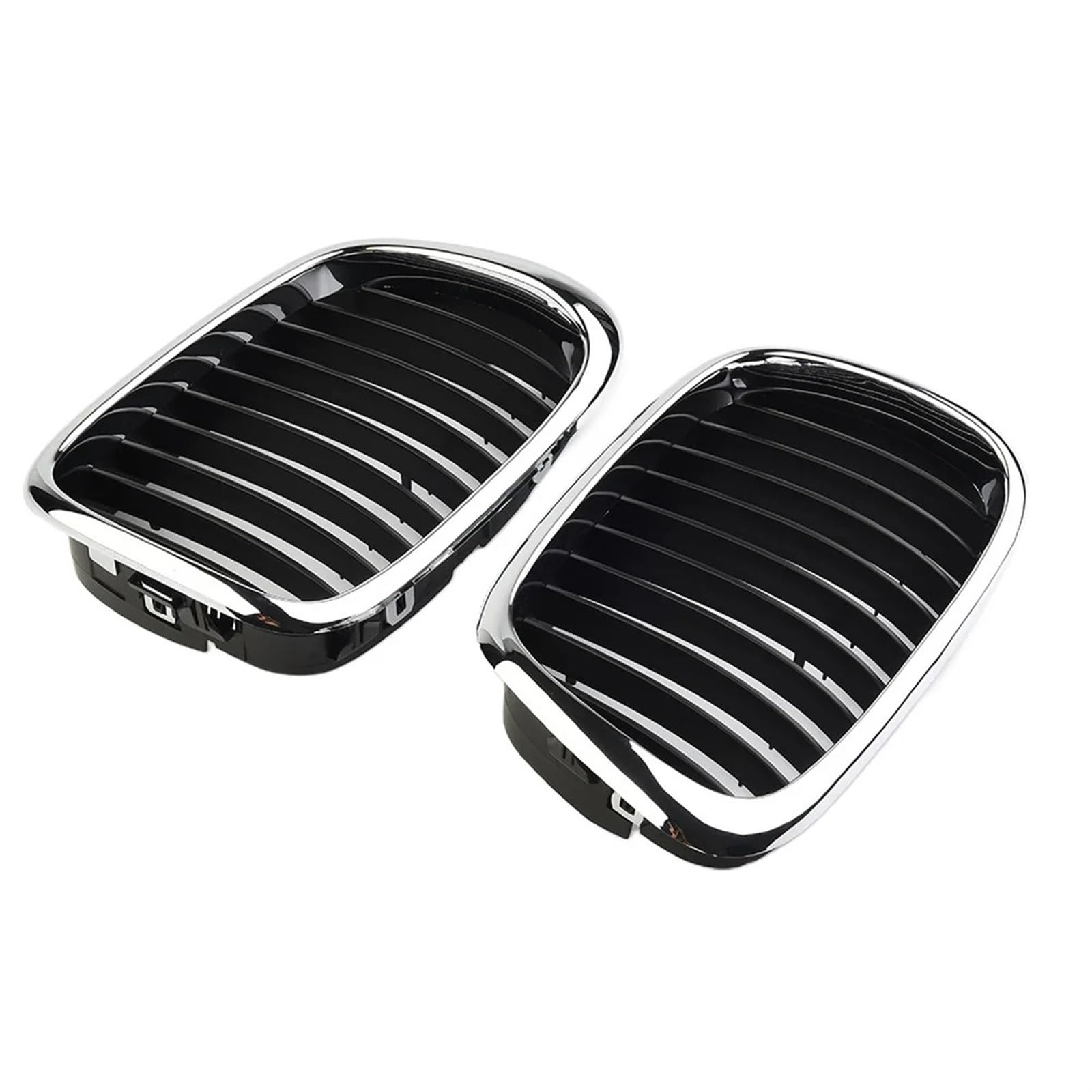1 Stück Frontgrill, Chrom, Schwarz, for BMW, for 5er E39 1998–2003, for Limousine 520d, for 520i, for 523i, for 525d, for 525i, for 525td, for 528i, for 540i, for 540ip, for M5, for Kombi 1 Stück Frontgrill, Chrom, Schwarz, for BMW, for 5er E39 1998–2003, for Limousine 520d, for 520i, for 523i, for 525d, for 525i, for 525td, for 528i, for 540i, for 540ip, for M5, for Kombi von YFQAZXSW