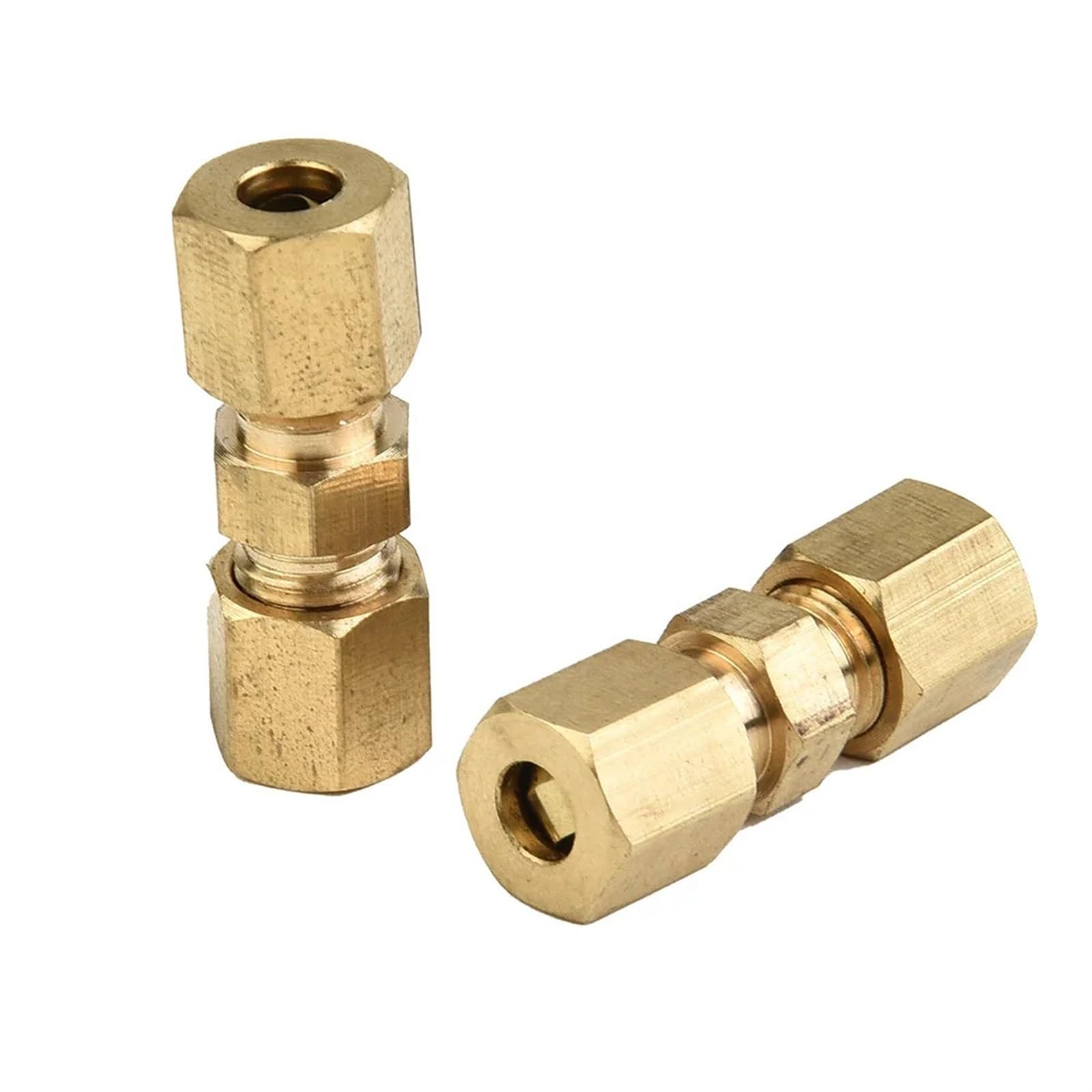 10-teilige Bremsleitungsrohrverbinder aus Messing, for Bremsleitungen ohne Bördelung, 4,75 mm 3/16 Zoll Fitts Straight Reducer Compressions Kits 10-teilige Bremsleitungsrohrverbinder aus Messing, for Bremsleitungen ohne Bördelung, 4,75 mm 3/16 Zoll Fitts Straight Reducer Compressions Kits von YFQAZXSW