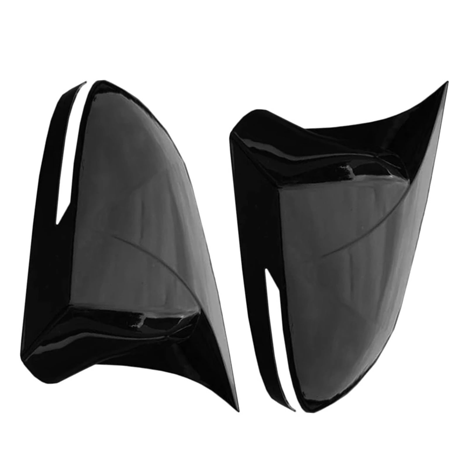 2-teilige Auto-Rückspiegel-Abdeckkappe, Seitenspiegel-Abdeckkappen, Carbon, for Hyundai, for Tucson, 2021, 2022, 2023(Glossy Black) von YFQAZXSW