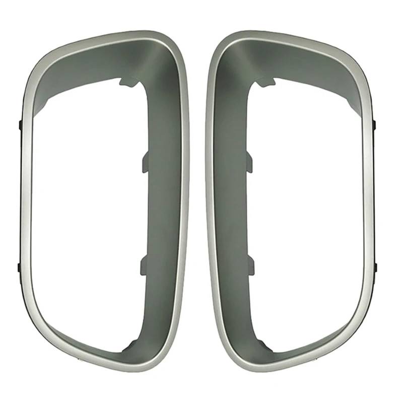 2-teiliger vorderer linker rechter Stoßfänger-Unterer Mittelgrill, Seitengitter-Abdeckungsverkleidung, for Citroen, C5, for Aircross, 2017-2021(Silver) von YFQAZXSW