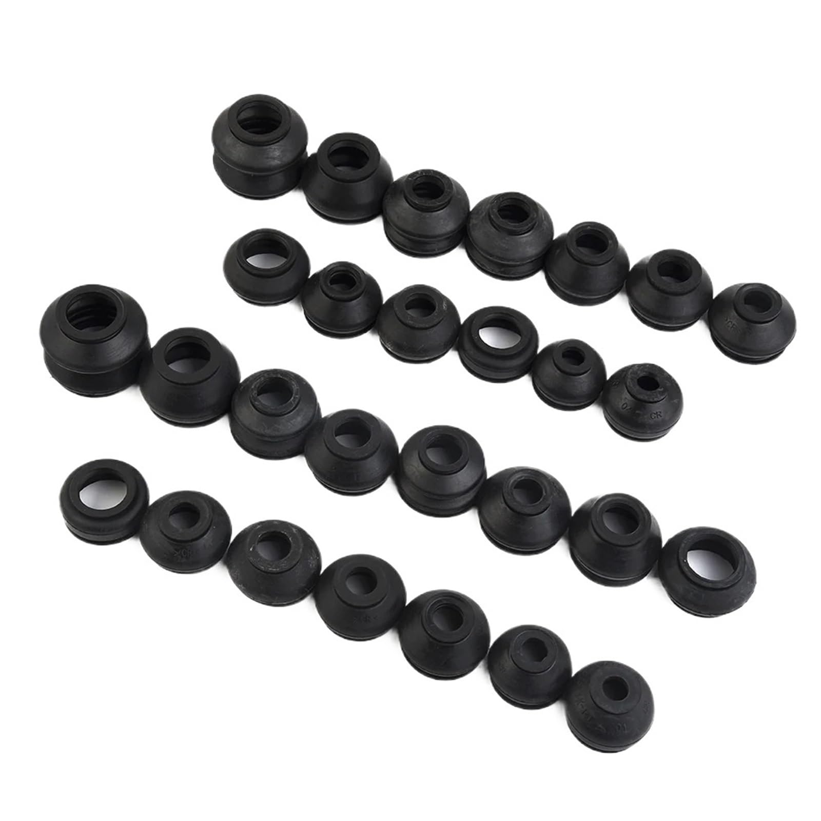28-teiliges Kugelgelenk-Stiefelaufhängungs-Lenkungs-Staubschutz-Spurstangengestänge-Set von YFQAZXSW