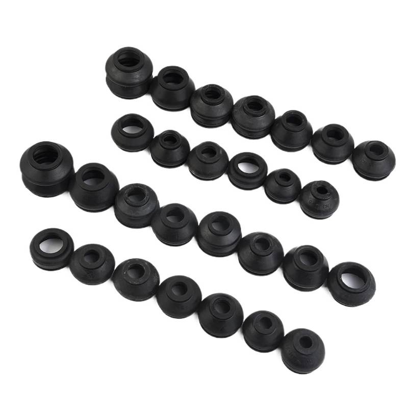 28-teiliges Kugelgelenk-Stiefelaufhängungs-Lenkungs-Staubschutz-Spurstangengestänge-Set von YFQAZXSW