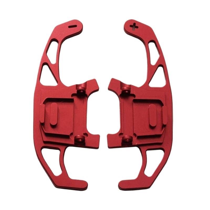 2Pcs Rot Lenkräder Shift Paddle Shifter Erweiterung for GOLF R for GTD for GTE MK7 7 for Scirocco 2014-19 von YFQAZXSW