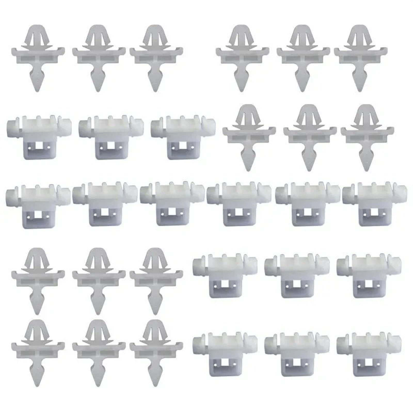 30 Stück Auto-Seitentür-Zierleisten-Clips, Autozubehörteile, Halterungsclips, Beplankung, for Mercedes, for Sacco 190, for W201, A0019884981 30 Stück Auto-Seitentür-Zierleisten-Clips, Autozubehörteile, Halterungsclips, Beplankung, for Mercedes, for Sacco 190, for W201, A0019884981 von YFQAZXSW