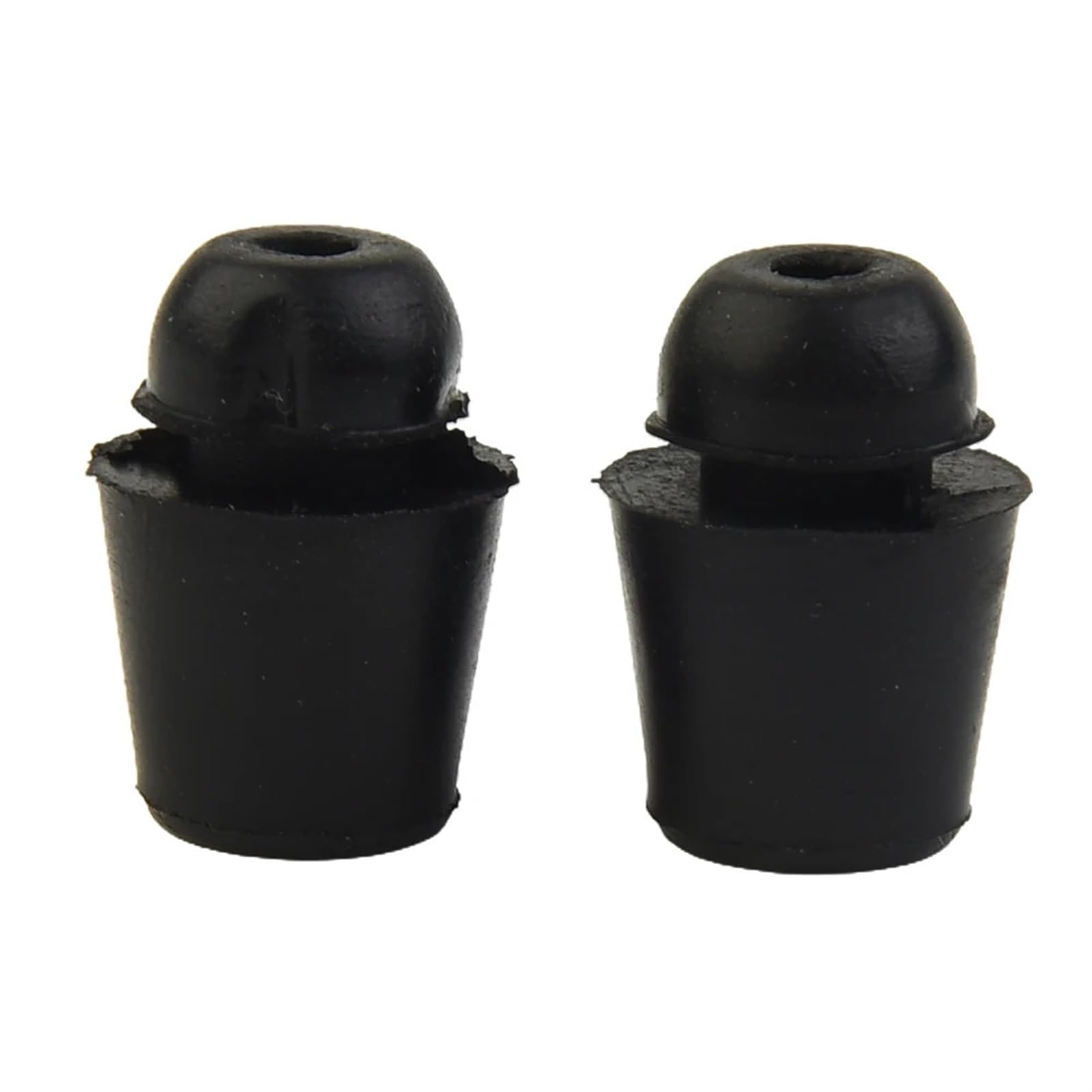 4 Stück ABS-Radkappen for Autos, Schwarz, 75 mm (2,95 Zoll) Außendurchmesser, Radkappenzubehör von YFQAZXSW
