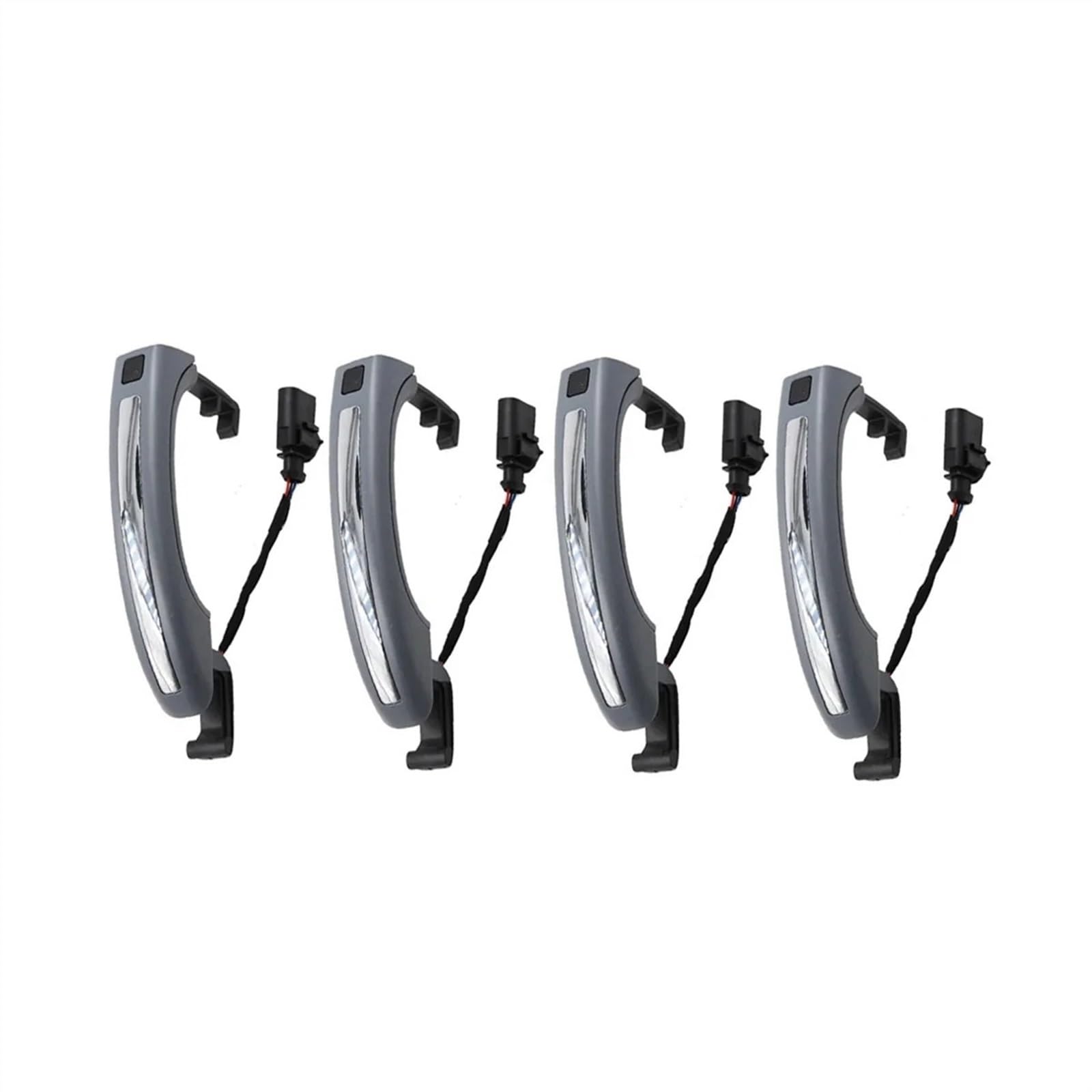 4-teiliger Auto-Außentürgriff, 2007-2015, 4L0837205A, 4L0837205B, 4L0837207A von YFQAZXSW