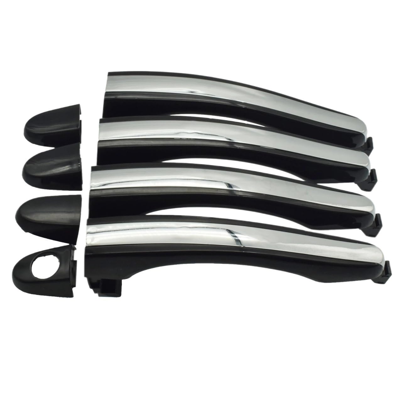 Äußere Autotürgriffe außen, vorne, hinten, links, rechts, 4 Stück, for Fit, for Hyundai, for Azera, 2006-2011, 826513L000, 826523L000, 82610-3L000 Äußere Autotürgriffe außen, vorne, hinten, links, rechts, 4 Stück, for Fit, for Hyundai, for Azera, 2006-2011, 826513L000, 826523L000, 82610-3L000 von YFQAZXSW