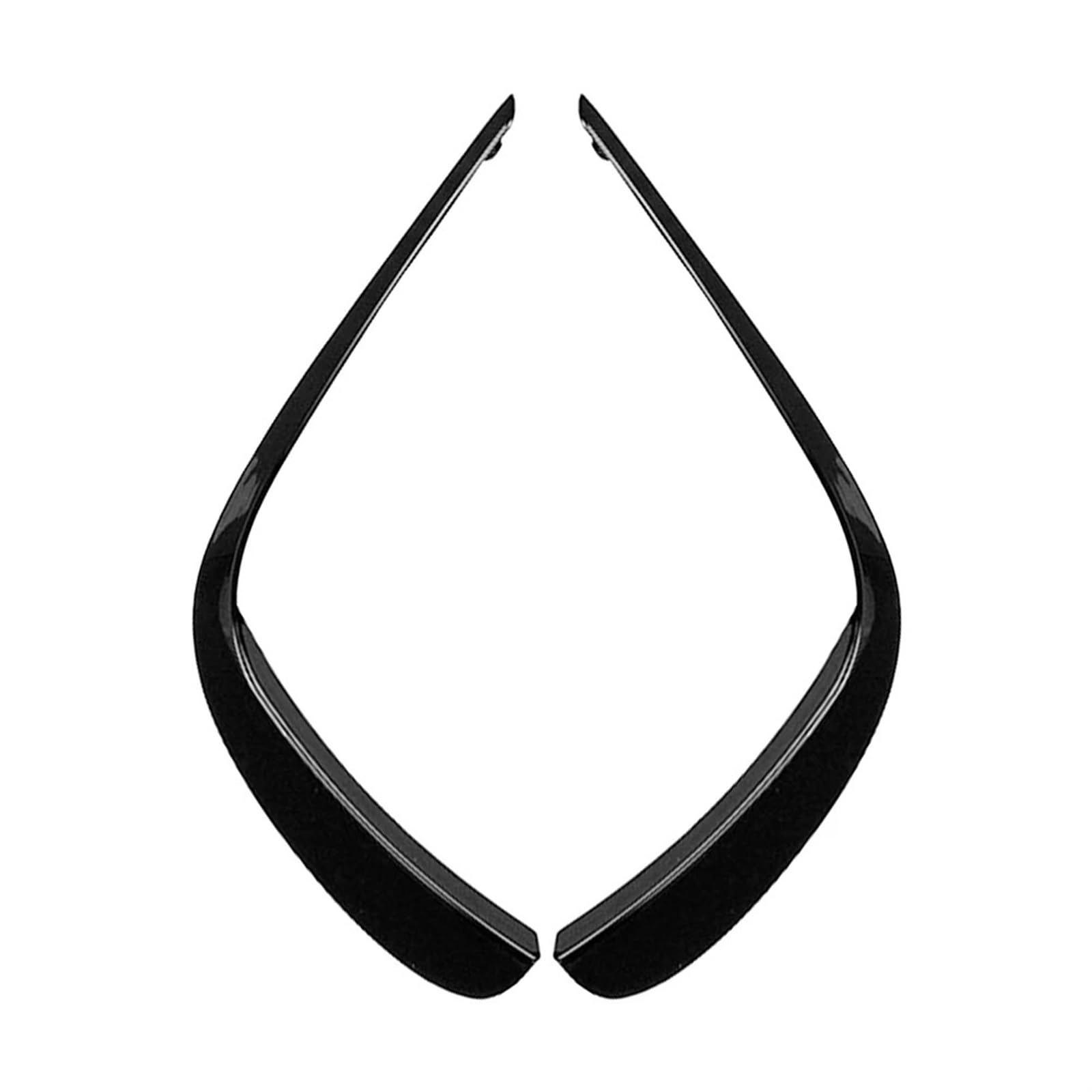 Auto Frontstoßstange Lip Splitter Spoiler Dekorieren Trim, 2x, for 2021, for Mercedes, for Benz, for E-Klasse, for W213, for E260, for E300, for E53(Glossy Black) von YFQAZXSW