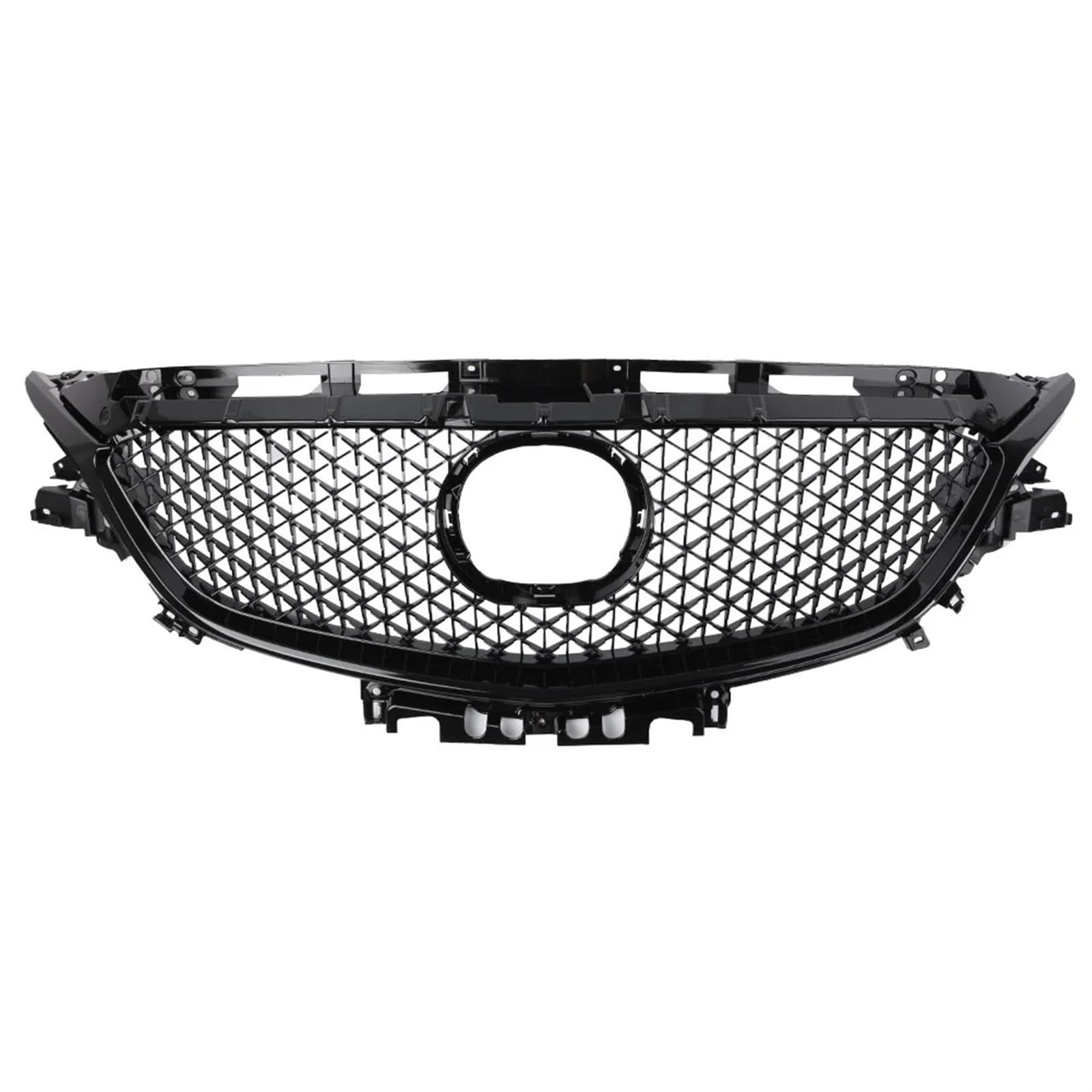 Auto Frontstoßstangengrill Oberer Mesh-Grill, Schwarz, for 2017, for 2018, for Mazda, for 6, for Atenza Auto Frontstoßstangengrill Oberer Mesh-Grill, Schwarz, for 2017, for 2018, for Mazda, for 6, for Atenza von YFQAZXSW