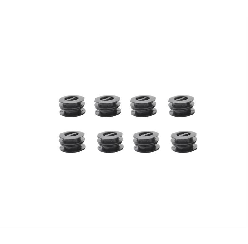 Auto-Fußmatten-Clips, Halter, Hülsen, Schwarz, Auto-Teppich-Befestigung, Griffe, Klemmen, Autozubehör, 8x, for Universal von YFQAZXSW
