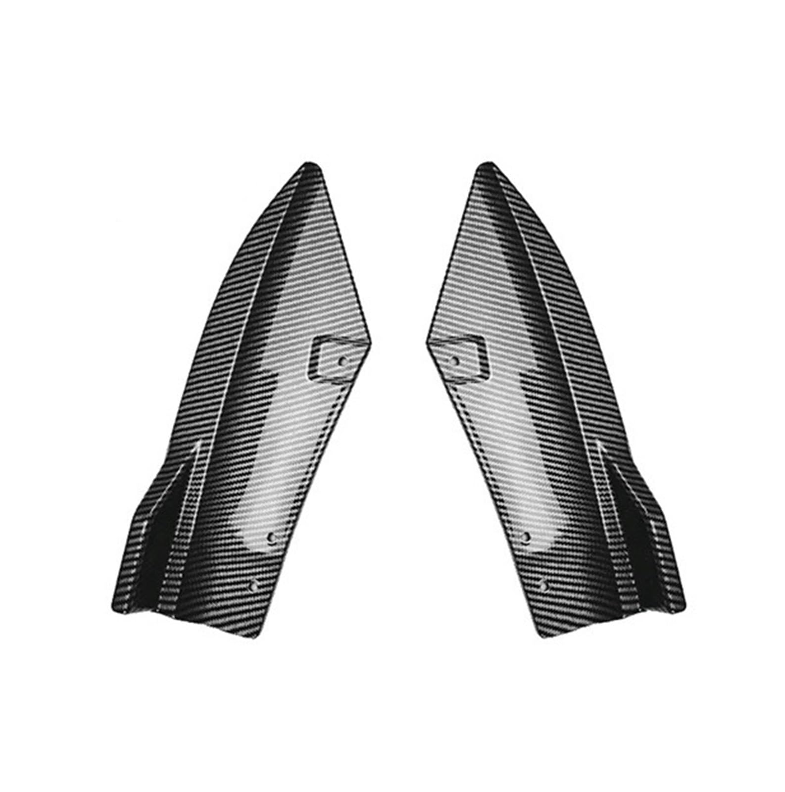 Auto Heckstoßstangenlippe Diffusor Splitter Winglet Schürze Spoiler, for BMW, 3er, X3 G01, for M-Sport, 2018-2021(Carbon Fiber Pattern) von YFQAZXSW
