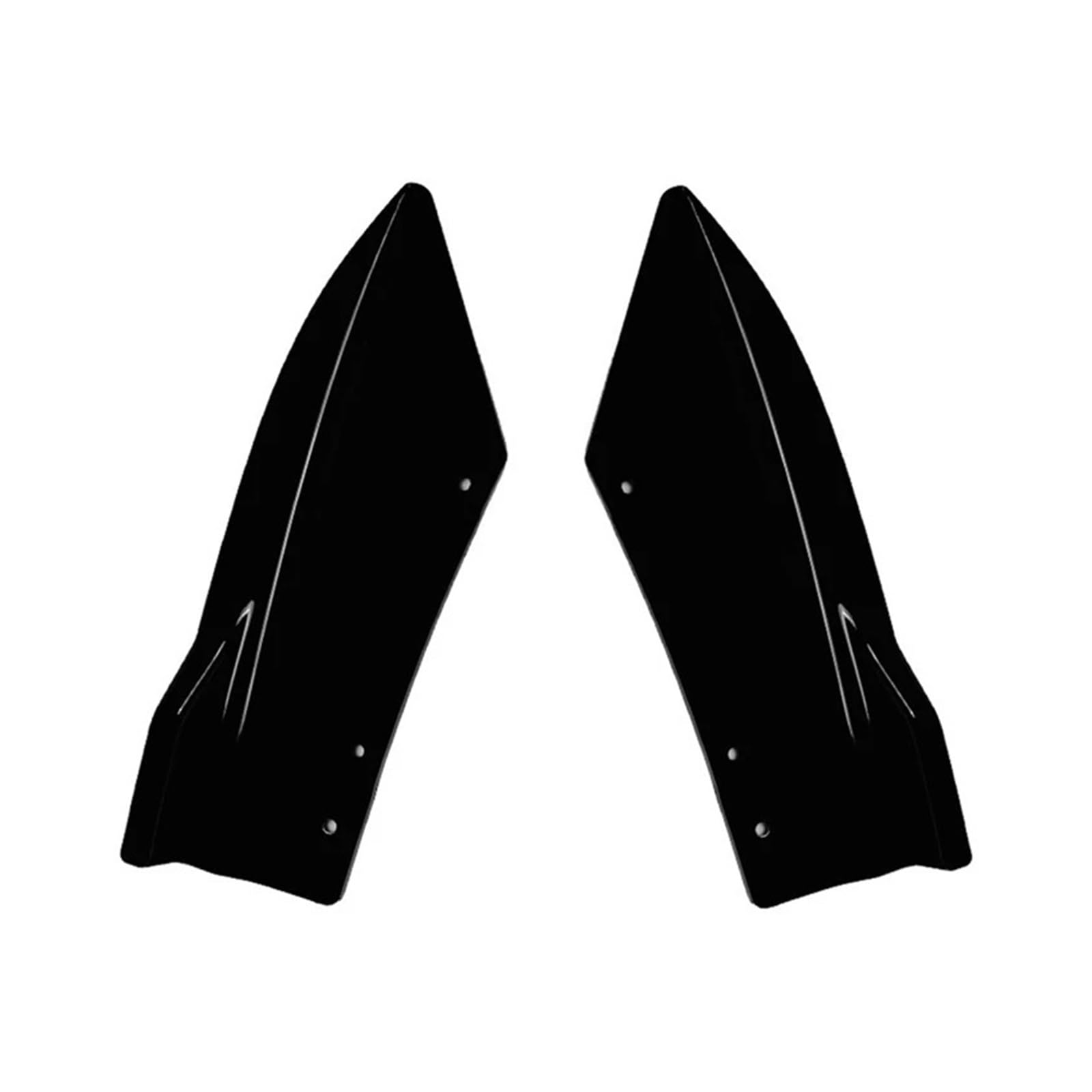 Auto Heckstoßstangenlippe Diffusor Splitter Winglet Schürze Spoiler, for BMW, 3er, X3 G01, for M-Sport, 2018-2021(Gloss Black) von YFQAZXSW