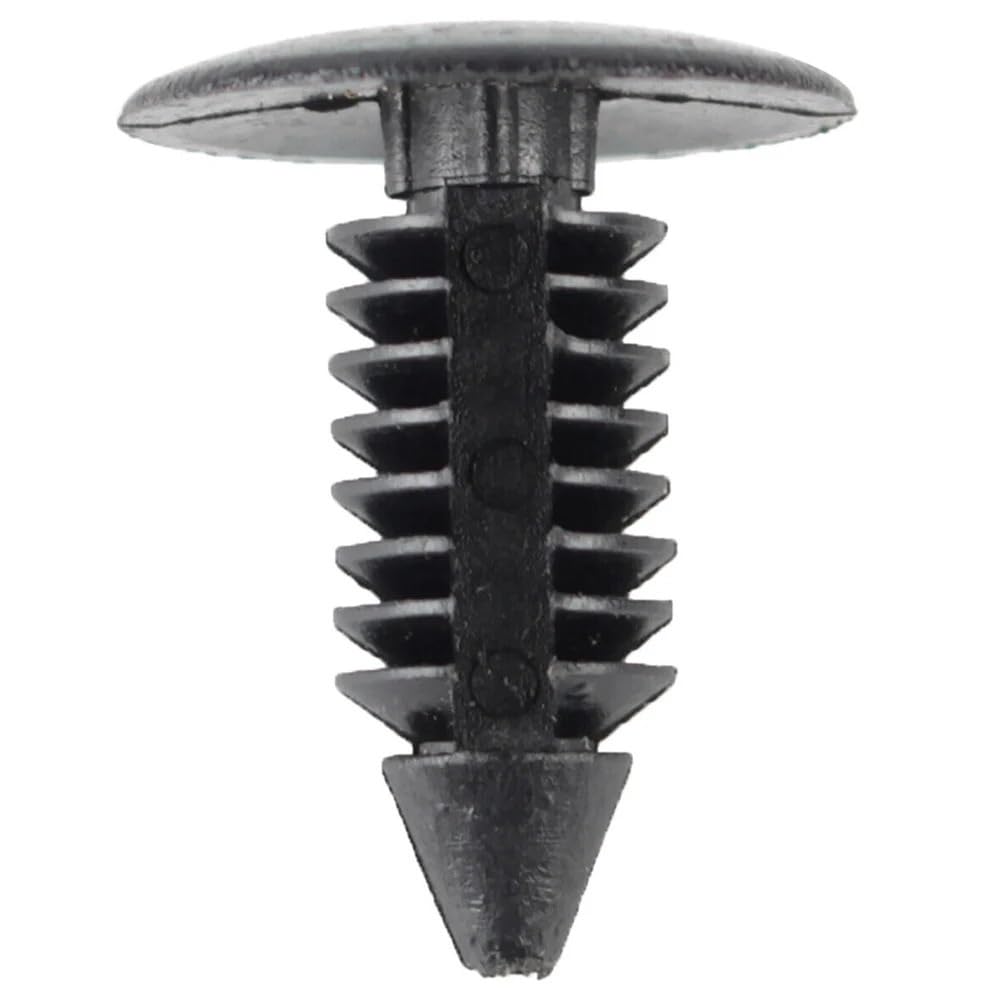 Autoclips, Autoverschlüsse, for Kotflügel, Stoßstange, Schutzblech, Halterungen, Kunststoffnieten, schwarze Abdeckung, Pick-Schnalle, 8-mm-Loch, 100 Stück Autoclips, Autoverschlüsse, for Kotflügel, Stoßstange, Schutzblech, Halterungen, Kunststoffnieten, schwarze Abdeckung, Pick-Schnalle, 8-mm-Loch, 100 Stück von YFQAZXSW