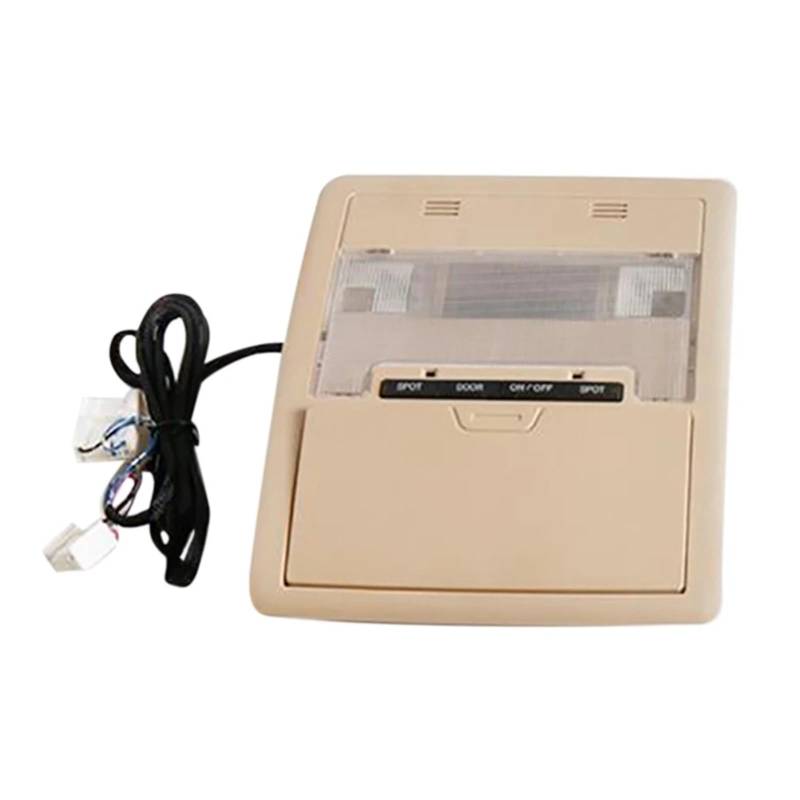 Autokonsole Overhead-Leselampe vorne braun, for Toyota, for Land, for Cruiser 200 2008-2020 von YFQAZXSW