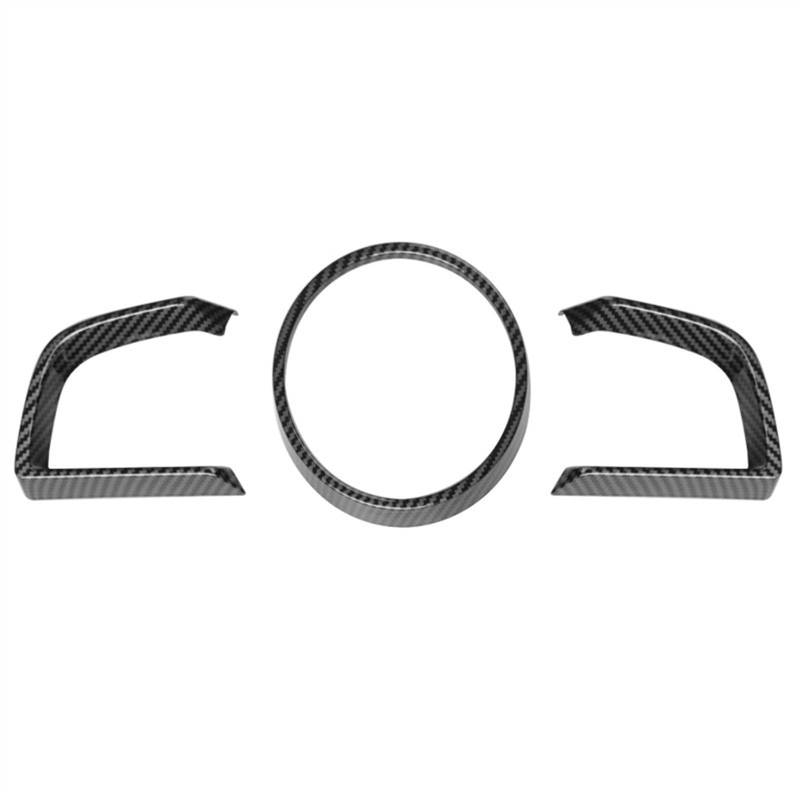 Carbon Fiber Armaturenbrett Innen Instrument Rahmen Abdeckung Trim, for Mazda, for 3, for Axela, 2014-2018 von YFQAZXSW