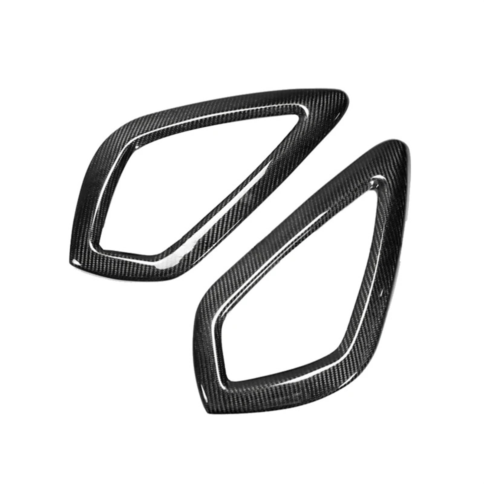 Carbon Fiber Side Gear Shift Strip Zierleiste Panel Cover Moulding Decor, for Hyundai, for Veloster, 2011-2017, Zubehör von YFQAZXSW