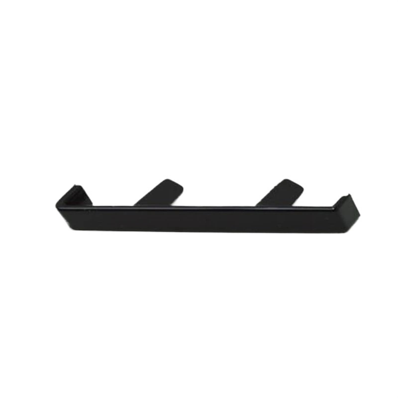 Frontstoßstange Links Rechts Kennzeichenhalter Glänzend Schwarz Zierhalter for Maserati, for Ghibli M157 2014-2020(1 PCS L 670011292) von YFQAZXSW