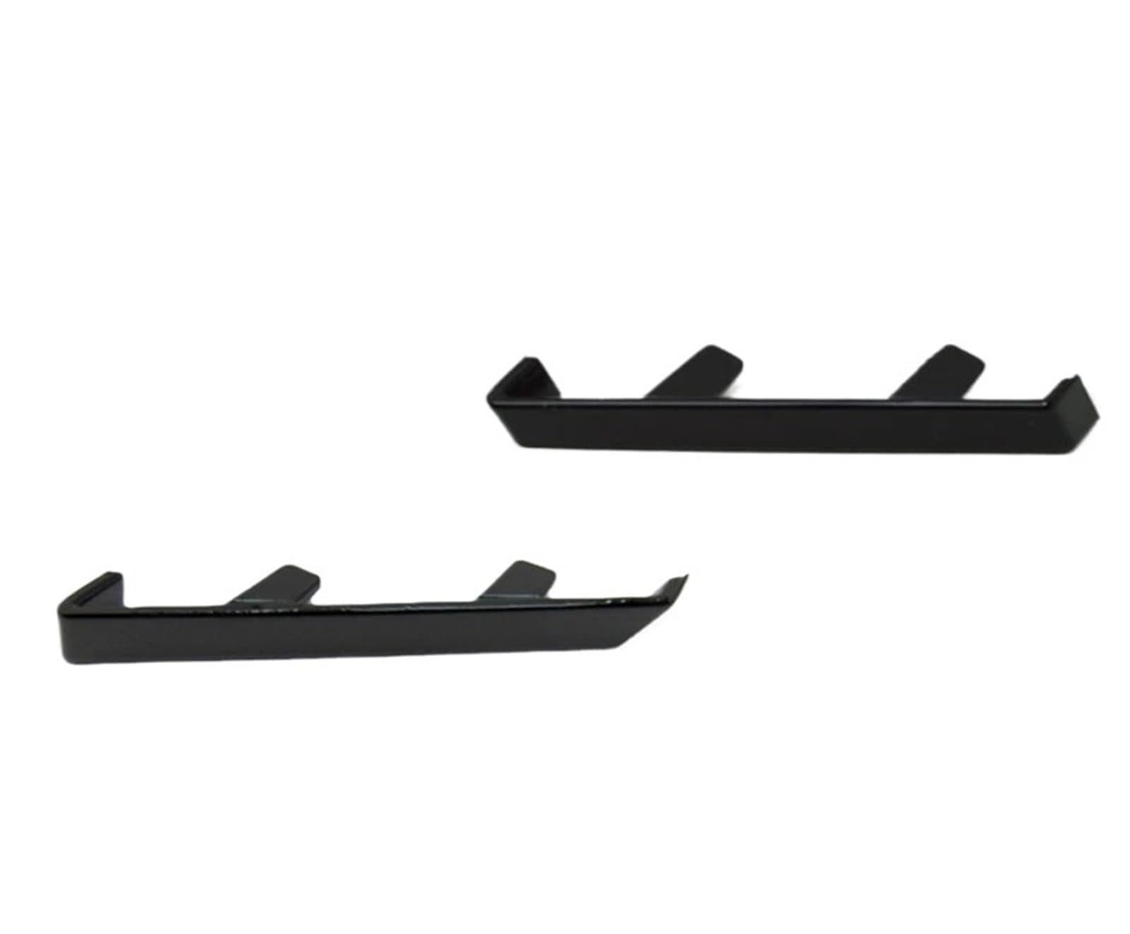 Frontstoßstange Links Rechts Kennzeichenhalter Glänzend Schwarz Zierhalter for Maserati, for Ghibli M157 2014-2020(1 Pair L and R) von YFQAZXSW