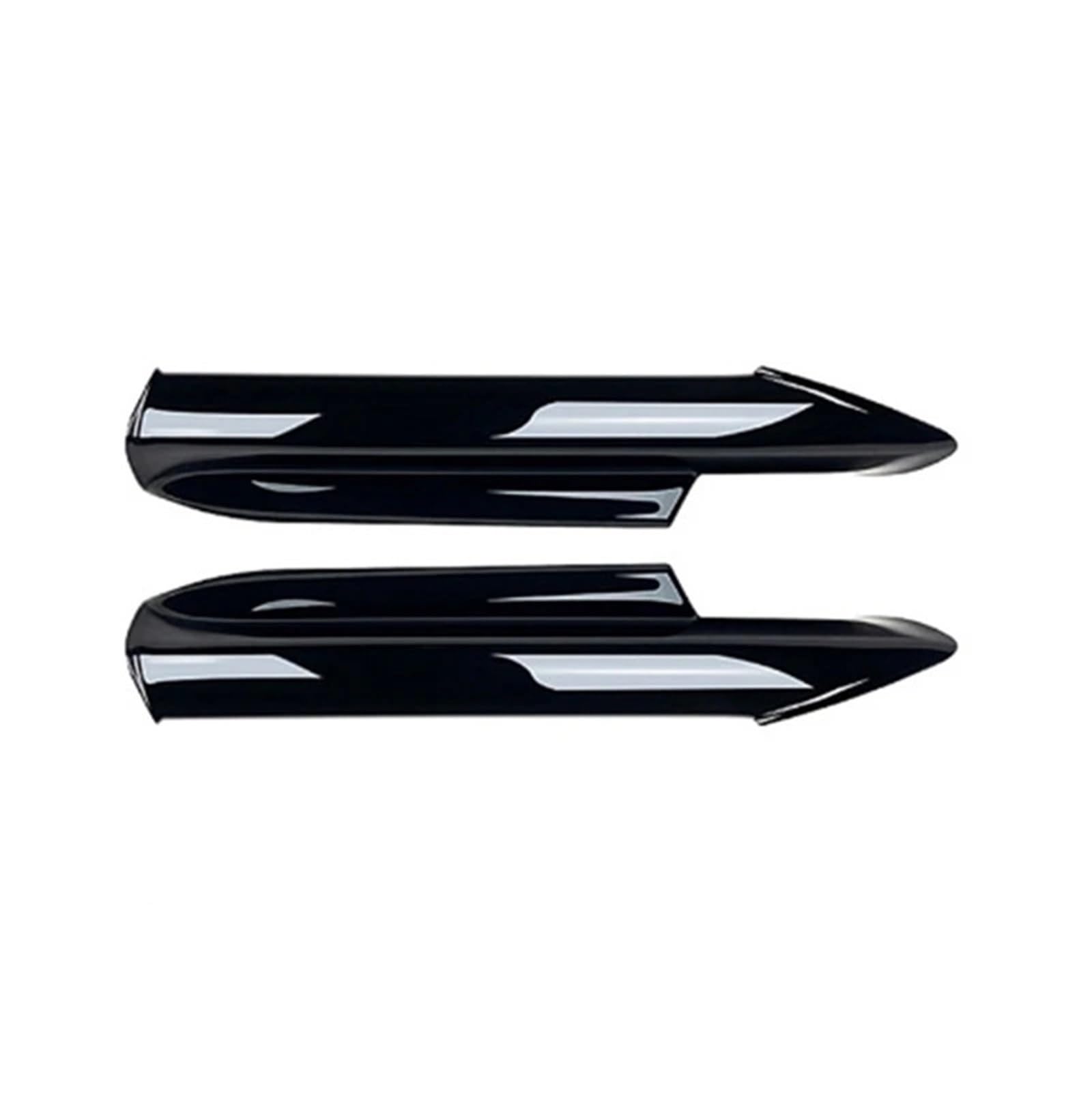 Frontstoßstangen-Lippenwinkel-Diffusor-Splitter-Spoiler for BMW, for 3er, for E90, for E91, for M-Tech 320I, for M-Tech 330I, 2005-2008(Black) von YFQAZXSW
