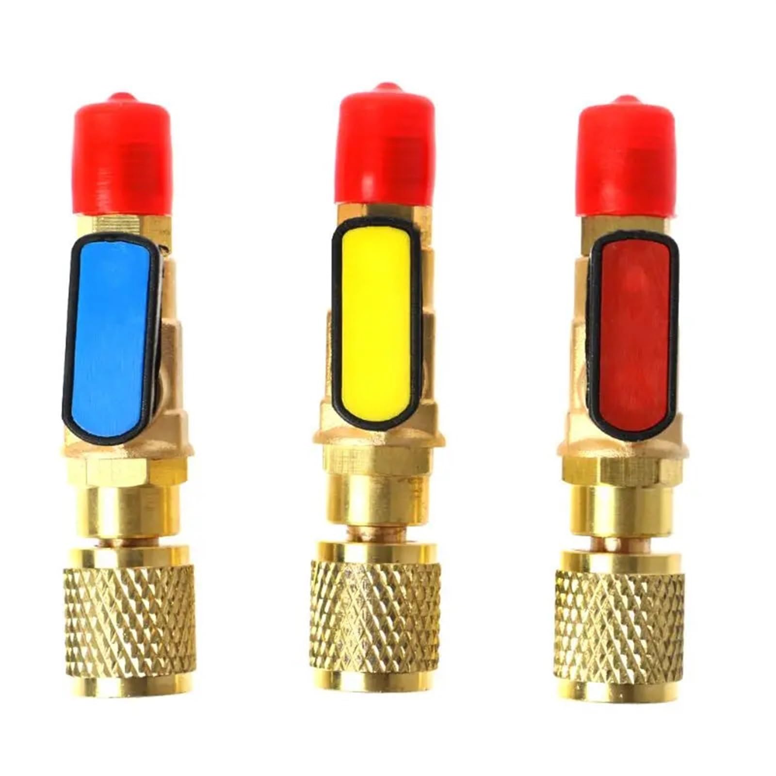 Kältemittel R22, Füllschläuche 1/4" männlich auf 1/4" weiblich, gerade Kugelhähne Kältemittel R22, Füllschläuche 1/4" männlich auf 1/4" weiblich, gerade Kugelhähne von YFQAZXSW