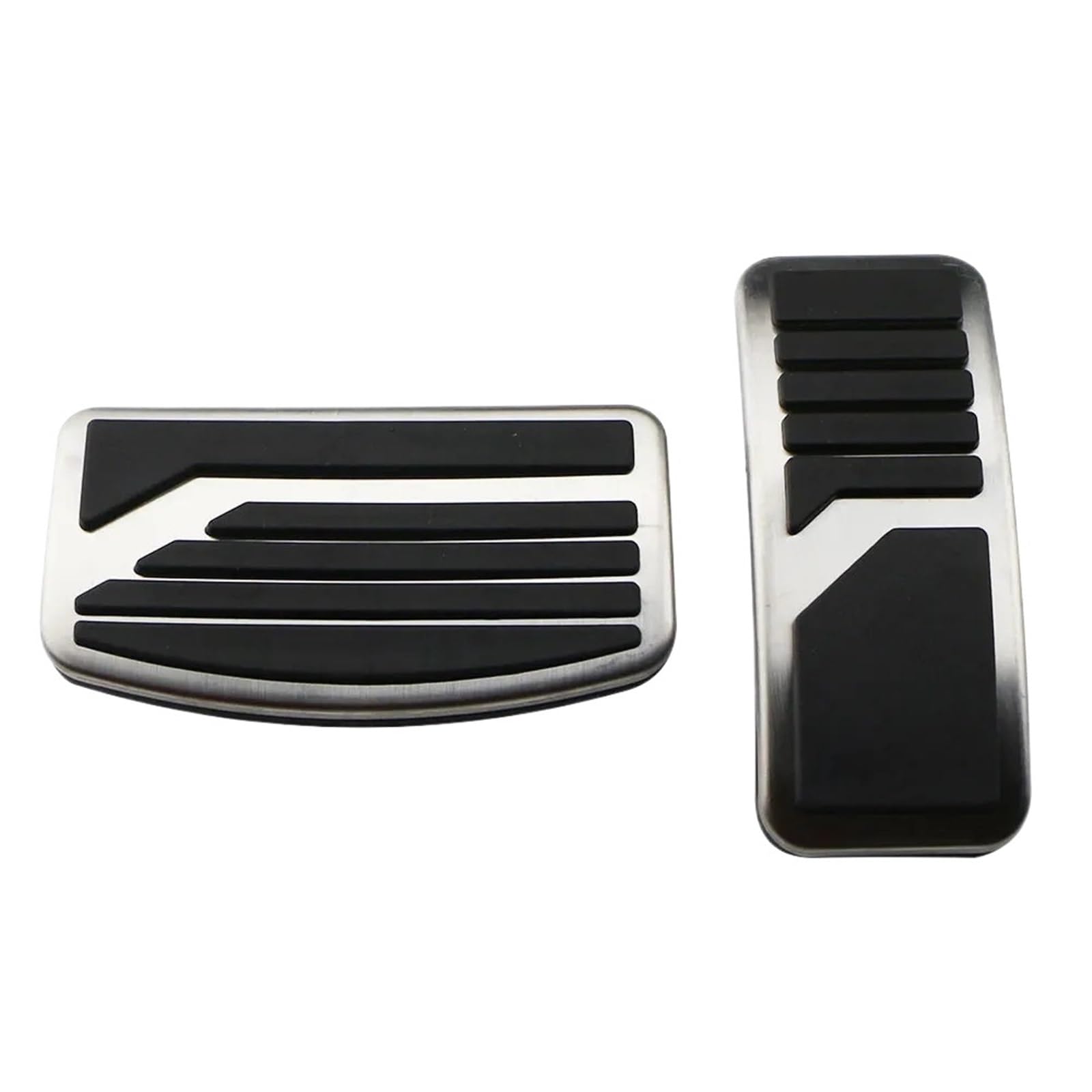 MT/AT, Auto, Gas, Kupplung, Bremse, Pedalabdeckungssatz, Gummi, Edelstahl, rutschfeste Unterlage, for Mitsubishi, for Pajero 3, for Outlander, for Lancer X, for Eclipse, for Cross(AT) von YFQAZXSW