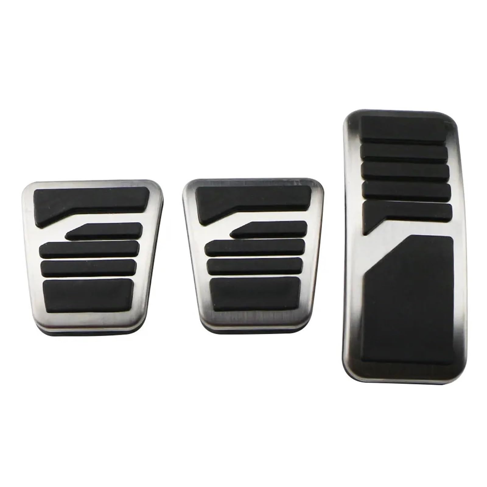 MT/AT, Auto, Gas, Kupplung, Bremse, Pedalabdeckungssatz, Gummi, Edelstahl, rutschfeste Unterlage, for Mitsubishi, for Pajero 3, for Outlander, for Lancer X, for Eclipse, for Cross(MT) von YFQAZXSW