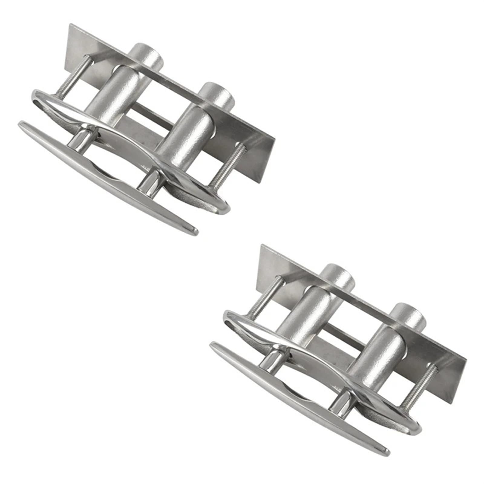 Marine 316 Edelstahl Boot Pull Up Flush Mount Lift Cleat, Schrauben, 2Pc, for Yacht, for Boote, Zubehör, 5 Zoll Marine 316 Edelstahl Boot Pull Up Flush Mount Lift Cleat, Schrauben, 2Pc, for Yacht, for Boote, Zubehör, 5 Zoll von YFQAZXSW