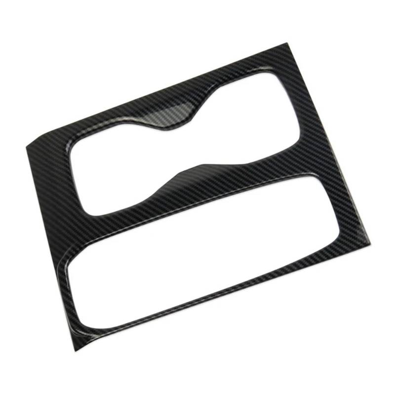 Mittelkonsolen-Schalthebel-Getränkehalter-Panel-Abdeckungsverkleidung, ABS-Kohlefaser, for Nissan, for Frontier, 2022-2024, Teile von YFQAZXSW