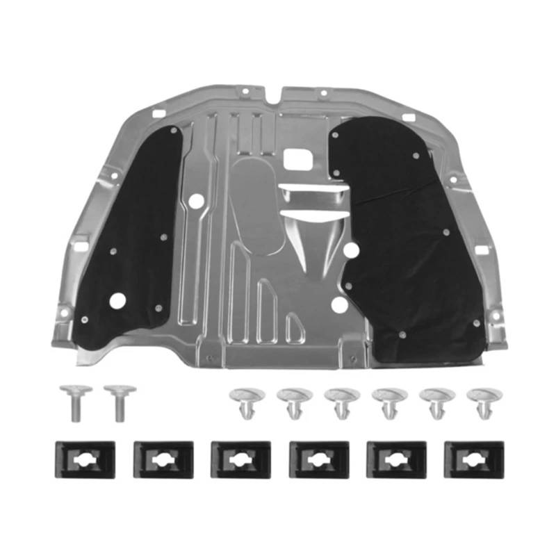 Motor-Spritzschutz und Motorkastenschutz unter der Fahrzeugabdeckung, for Honda, for Civic, 2016-2021, 74110-TBA-A00, 90674-TY2-A01, 74112-TBA-A00 von YFQAZXSW