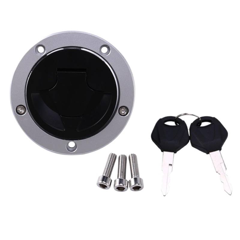 Motorrad-Tankdeckel mit Schlüsselschloss, for Kawasaki, Z800, Z750R, Zx14, for Ninja 650, Z1000, Z750 von YFQAZXSW