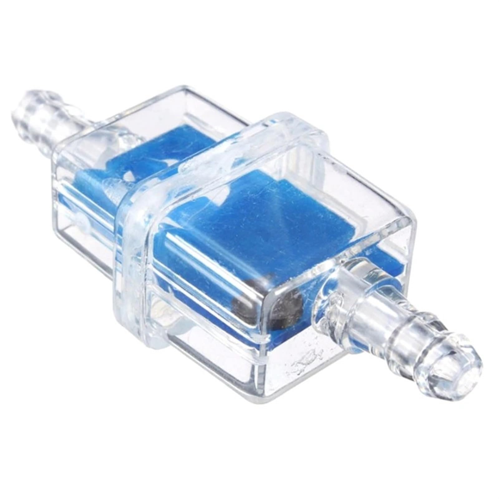 Öl-, Kunststoff-Inline-Filter for Motorrad, Moped, Pitbike(Blue) von YFQAZXSW