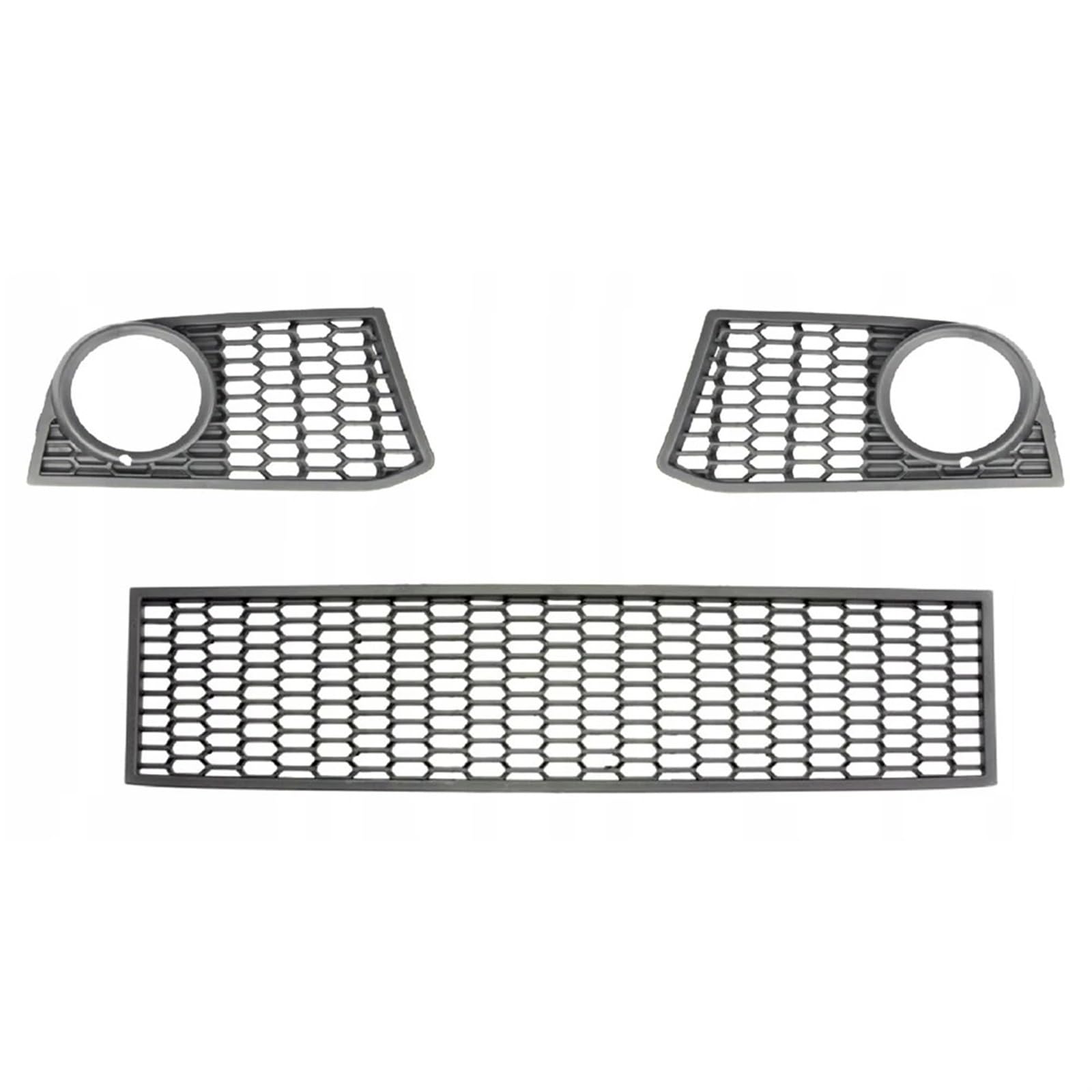 Vorderer mittlerer Stoßfänger unterer mittlerer Gitter-Lünettengrill, for BMW, for 5 Series F10 F11, M Style, 2011-2016, 51117903894 von YFQAZXSW