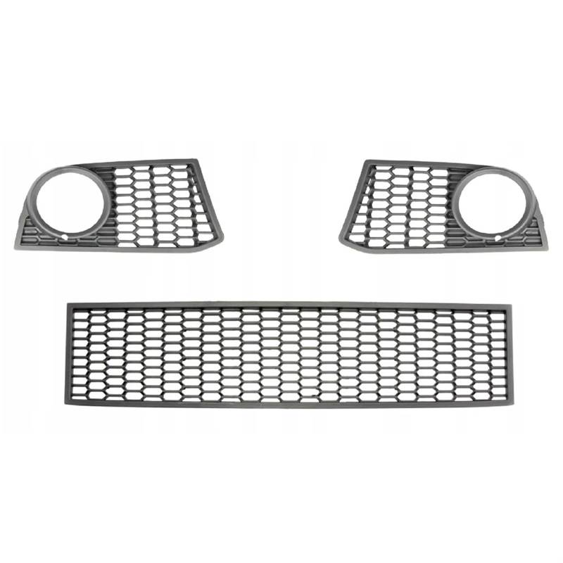 Vorderer mittlerer Stoßfänger unterer mittlerer Gitter-Lünettengrill, for BMW, for 5 Series F10 F11, M Style, 2011-2016, 51117903894 von YFQAZXSW