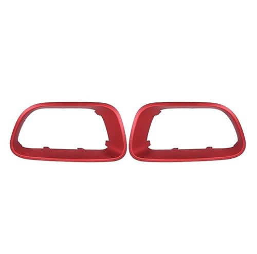 YFQAZXSW 2-teiliger vorderer linker rechter Stoßfänger-Unterer Mittelgrill, Seitengitter-Abdeckungsverkleidung, for Citroen, C5, for Aircross, 2017-2021(Red) von YFQAZXSW