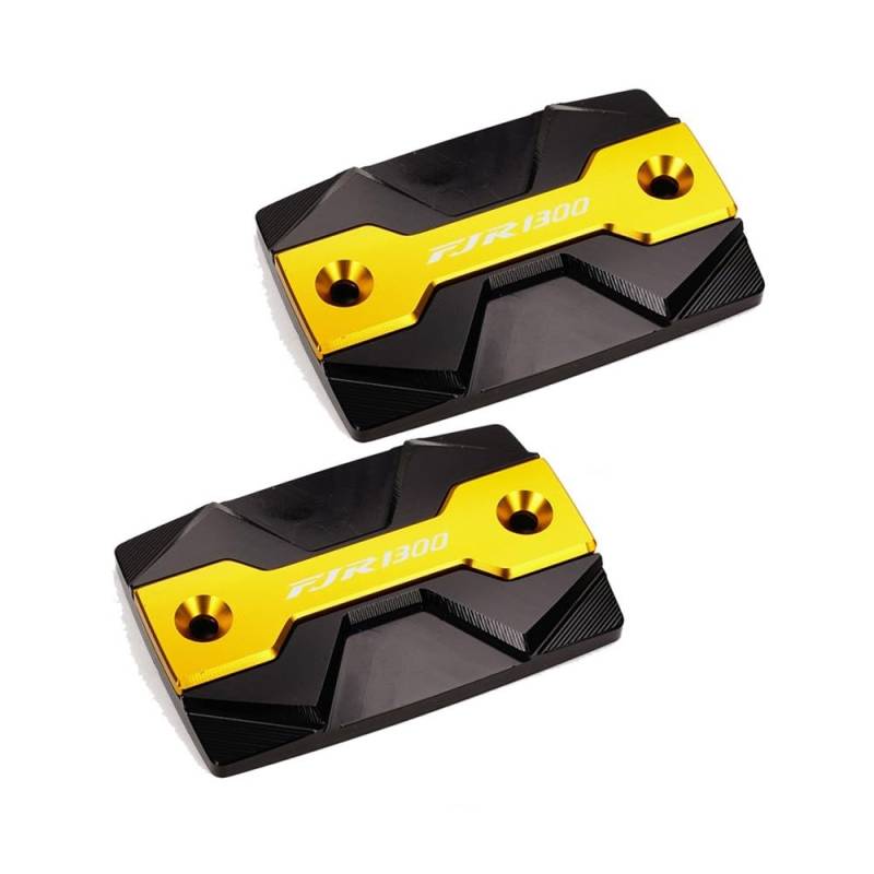 Bremsflüssigkeitsbehälter Abdeckung Für FJR1300 FJR 1300 2004-2022 2023 2024 Motorrad Vorderradbremsflüssigkeitsbehälter Abdeckkappe Und Ölfilterkappe von YFWLNZD