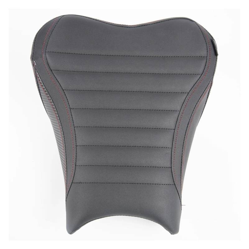 Motorradsitz Beifahrersitz Für Z900 Z 900 2017-2023 2022 Motorrad Vorne Fahrer Sitz Abdeckung Hinten Passagier Kissen Sozius Verkleidung Zubehör(Front Seat-Black) von YFWLNZD