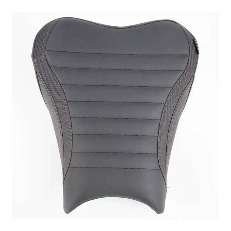Motorradsitz Beifahrersitz Für Z900 Z900SE 2017-2023 Motorrad Vorder Fahrer Hinten Passagier Solo Sitz Gugel Kissen Pad PU(Color Front Black) von YFWLNZD