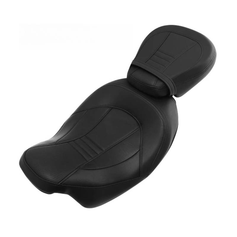 Motorradsitz Beifahrersitz Motorrad Low-Profile Fahrer Passagier Sozius Zwei Up Sitz Für Für Street Für Glide Für Road King 1998-2008 2009-2022(1998-2008) von YFWLNZD