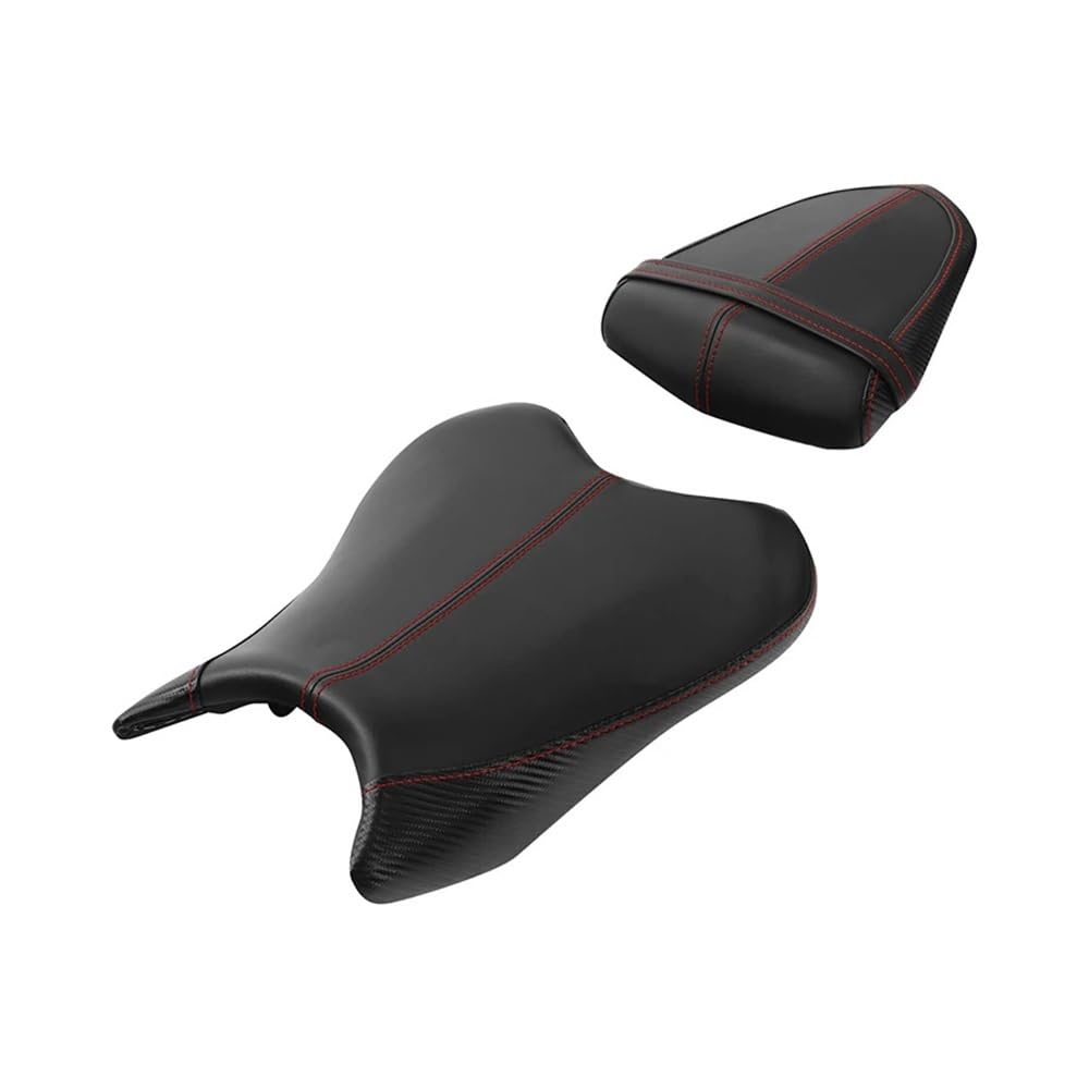 Motorradsitz Beifahrersitz Motorrad Vorne Und Hinten Fahrer Und Passagier Sozius Sitz Für YZF R6 YZF-R6 2006-2007 Motorrad Fahrer Sitz Sattel(Type 4) von YFWLNZD