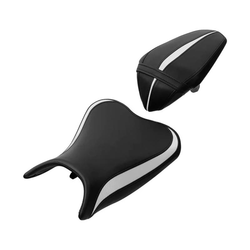 Motorradsitz Beifahrersitz Motorrad Vorne Und Hinten Fahrer & Passagier Sitzkissen Für Für NI&nja 400 2018-2022 Z400 2019-2022 2021 2020(Type 5) von YFWLNZD
